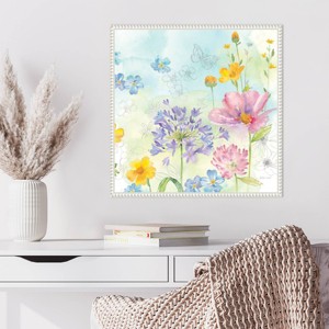 Amanti Art Wildflower Mix II by Cynthia Coulter Framed Canvas Wall Art Print - 1 of 4