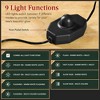 Best Choice Products 12ft Pre-Lit Flocked Artificial Aspen Noble Fir Christmas Tree w/5,748 Branch Tips, 1000 LED Lights - Black - 3 of 4