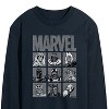 Men's - Marvel - Villain Grid Long Sleeve Graphic T-Shirt - 2 of 4