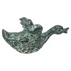 Design Toscano Lindell Pond Bronze Ducks Spitting Garden Statue: Sliding Duck - 2 of 4