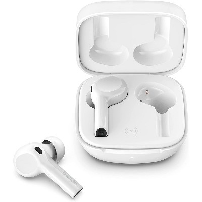 Belkin Wireless Earbuds, SoundForm Freedom True Wireless Bluetooth Earphones with Wireless Charging Case IPX5 Certified Sweat and Water Resistant with Deep Bass for iPhones and Androids (White)