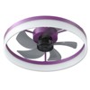 Mayeerty Ceiling Fans with Lights Dimmable LED Embedded installation of thin modern ceiling fans - 4 of 4