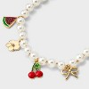 SUGARFIX by BaubleBar Farmer's Market Charm Pendant Necklace - Multicolor - 3 of 3