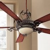 68" Minka Aire Rustic Vintage Indoor Ceiling Fan with LED Light Remote Control Sterling Walnut for Living Room Kitchen Bedroom - 2 of 4