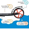 Lascoota Kick Scooter for Adults & Teens. Lightweight Foldable Adult Scooter with Large 8” Wheels 220lbs (Regular (Teen), Yellow) - 3 of 4