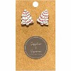 Cute Acrylic Christmas Tree Earrings, Clear Holiday Gifts for Women. - 4 of 4