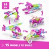 Engino: Creative Builder - 15-In-1 Designer Series, Toy Vehicles Vibrant Brick - 2 of 4