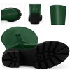 BLISSFUL STEP Platform Lug Sole Over the Knee Boots Round Toe Thigh High Chunky Heels Boots for Women - 3 of 4