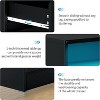 2 PCS 6 Drawer Double Dresser with Power Outlet, Accent Chests of Drawers with LED Light, Modern Black Storage Dresser with Charging Station - 3 of 4