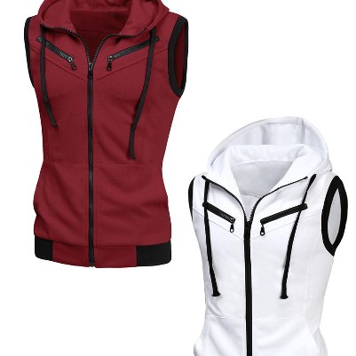 burgundy/white