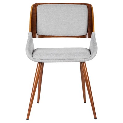 Set Of 2 Anabelle Mid Century Modern Dining Chairs Brown - Lumisource ...