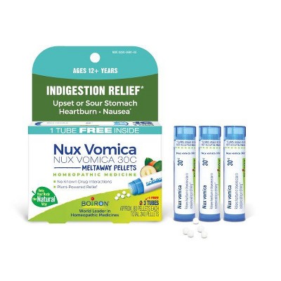 Nux Vomica 30C 3 MDT by Boiron  -  240 Pellet