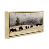 Stupell Industries Grazing Bison Foggy Countryside, 25" x 11" - 3 of 4