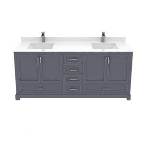Maya Solid Wood Bathroom Vanity with Quartz Countertop – Handcrafted Luxury Vanity for Modern Homes - 1 of 4