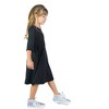 24seven Comfort Apparel Knee Length Fit and Flare Girls Comfortable Party Dress - 2 of 4