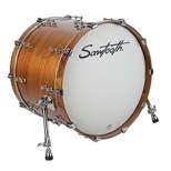 Sawtooth Hickory Series Bass Drum 22" x 16", Natural Gloss