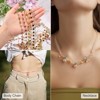 Unique Bargains Brass Bulk Smooth Decoration Rhinestone Chain for Jewelry Making DIY - 4 of 4