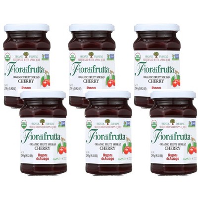 Fiordifrutta Organic Cherry Spread  - Case of 6/8.82 oz