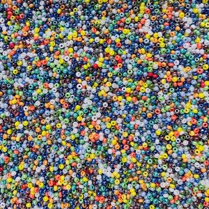 John Bead 500g 10/0 Opaque Luster Multicolor Czech Glass Seed Beads for Jewelry Bracelet Necklace Making - 1 of 2