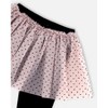 Deux par Deux Girl Leggings with Tulle Skirt Pink and Black - 4 of 4