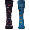 MeMoi Men's 2 Pair Pack Novelty Food and Drink Crew Socks - 2 of 4