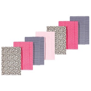 Luvable Friends Hudson Baby Flannel Burp Cloths 7pk - 1 of 1