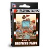 MasterPieces Officially Licensed NFL Cleveland Browns Fan Deck Playing Cards - 54 Card Deck - 2 of 4