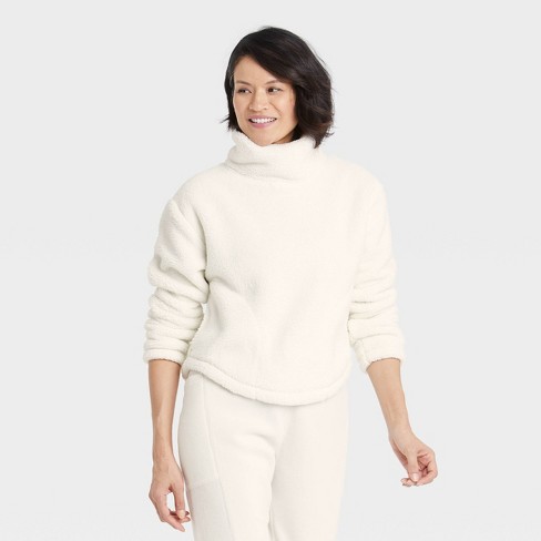 Women's Cozy Cowl Neck Pullover Sweatshirt - All in Motion™ - image 1 of 4
