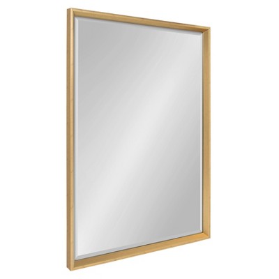 26" x 38" Calter Framed Wall Mirror Gold - Kate and Laurel