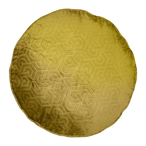 Gold circle pillow hotsell