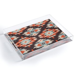Emanuela Carratoni Boho Ikat Acrylic Tray - Deny Designs - 1 of 4