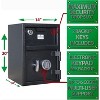 Templeton Safes T862D Standard Depository Safe with Electronic Keypad Combination & Key Backup - Deluxe Edition - 4 of 4