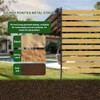 Spassway 73" 1-Panel Cedar Privacy Screen for Outdoor Use - 4 of 4