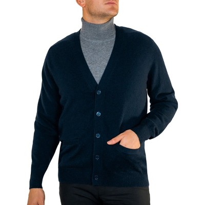 Lona Scott Men's Classic Cashmere Cardigan
