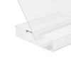 Okuna Outpost 10 Pack Clear Table Number Holders for Weddings, Acrylic Place Card Holder (3 x 2 in) - 4 of 4