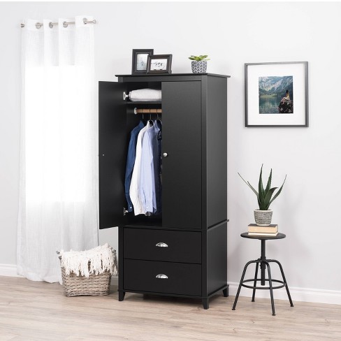 5 Drawer Dresser Black - Prepac : Target