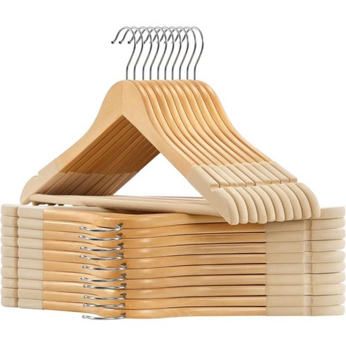  SONGMICS Clothes Rack and Solid Wooden Hangers Bundle