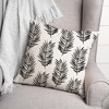 Creative Products Black Fern Pattern 18x18 Indoor / Outdoor Pillow - 3 of 4