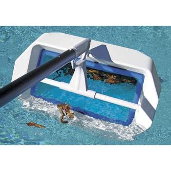 Pool Master Swivel Skim Elite Swimming Pool Bi-Directional Floating Skimmer 20" - Blue/White