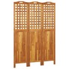 vidaXL 3-Panel Room Divider 47.8"x0.8"x70.9" Solid Wood Acacia - 2 of 4