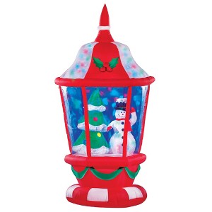 Collections Etc Inflatable Christmas Lantern Outdoor Decoration 35 X 35 X 73 - 1 of 2