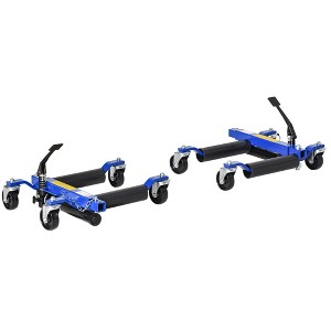 DURHAND 1500LBS Hydraulic Wheel Dolly Tire Jack with Ratcheting Foot Pedal for Vehicle Positioning for Car Trailer Truck RV - 1 of 4