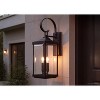 Urban Ambiance Luxury Transitional Outdoor Wall Sconce 21.75''H x 7''W,  Midnight Black Finish,  Calderdale Collection, UHP1403 - 3 of 4