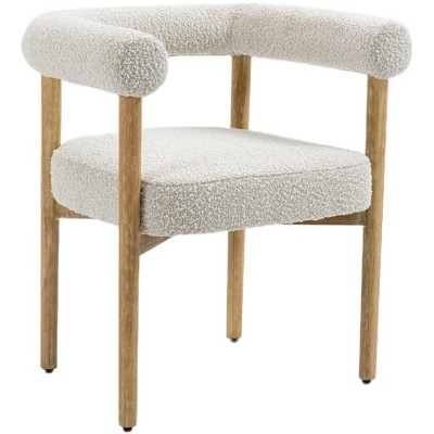 Meridian Furniture,Hyatt Boucle Fabric Dining Chair