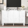 47.2'' TV Stand,Modern TV Stand With 2 Spacious Storage Space,Entertainment Center TV Stand,TV Stand For Living Room-Cuddlewood - 3 of 4
