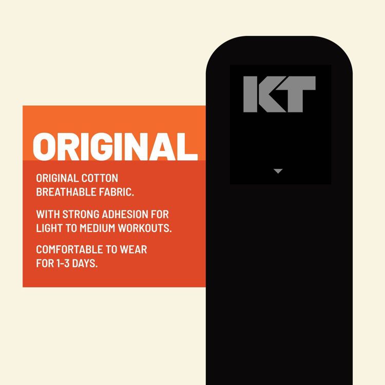 KT Tape Original Elastic Sports Tape 20 Strips, 4 of 7
