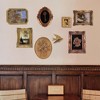 Attop Vintage Wall Sculptures Gold Flower Wall Art Hand Painted Ornate Wall Hanging Decoration Antique Pediment Wall Statue Gold - 4 of 4