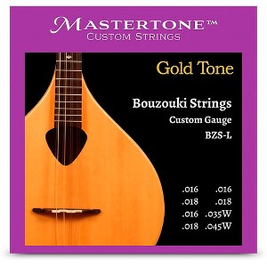 Gold Tone BZS-L Custom-Gauge Bouzouki Strings - 1 of 1