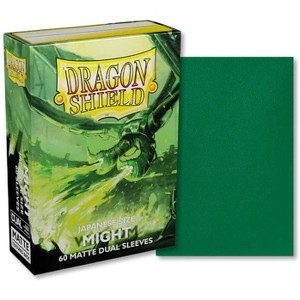 DRAGON SHIELD Dragon Shield Dual Matte Mini Japanese Might Light Green 60 ct Card Sleeves Individual Pack - 1 of 1