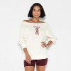 Women's Off the Shoulder Sweatshirt - Wild Fable™ - 2 of 3